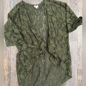 Lularoe lace kimono